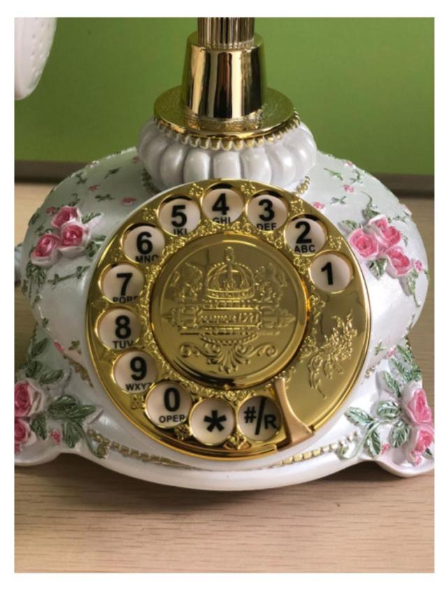 アンティーク電話機 レトロ電話機 有線電話 回転ダイヤル式電話機