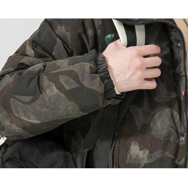 ダウンジャケット ダウンコート トップス 迷彩 メンズ レディース ペア