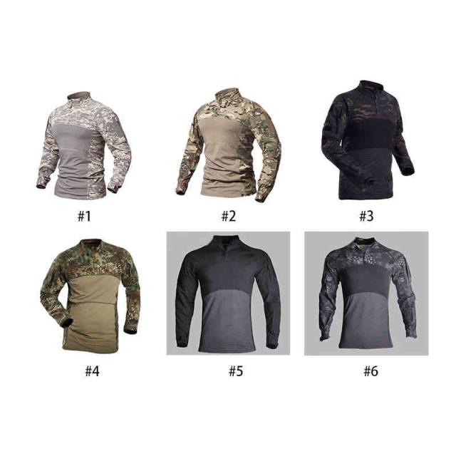 CRYEタイプ 長袖 コンバットシャツ 6色 マルチカム マンドレイク