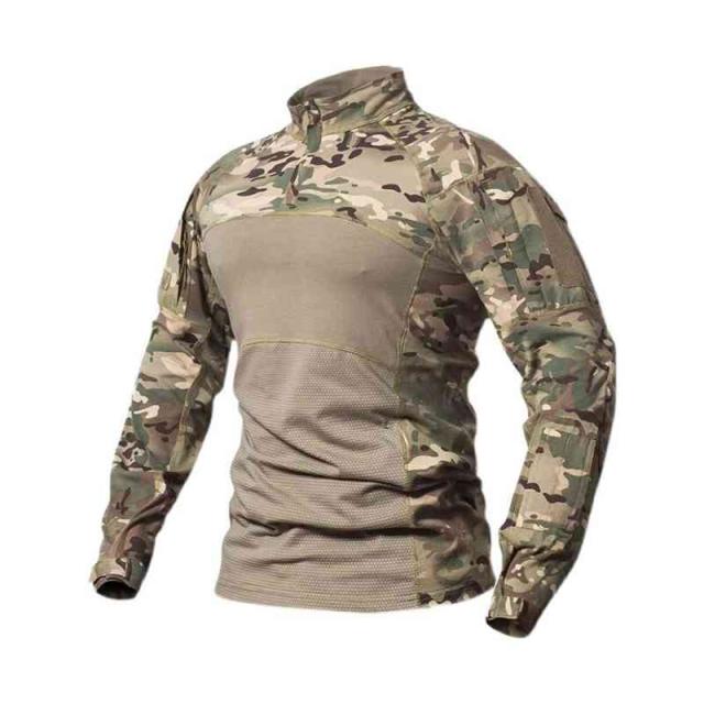 CRYEタイプ 長袖 コンバットシャツ 6色 マルチカム マンドレイク タイフォン COMBATタイプ タクティカル Tシャツ 伸縮性 速乾 迷彩服 サバゲー 装備 サバイバルゲーム メンズ ミリタリーシャツ BDU 服 服装 春 秋 夏 冬 CRYEタイプ 長袖 コンバットシャツ 6色 マルチカム マンドレイク