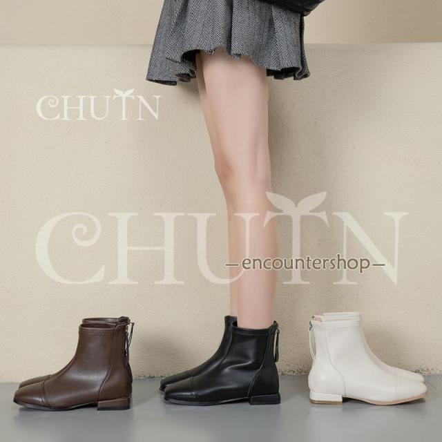 ブーティー歩きやすいショートブーツレディースブーツ ブーティー大きいサイズ ローヒールショートブーツ内ボア靴 美脚ショートブーツ足が疲れない 通勤?26.5cm