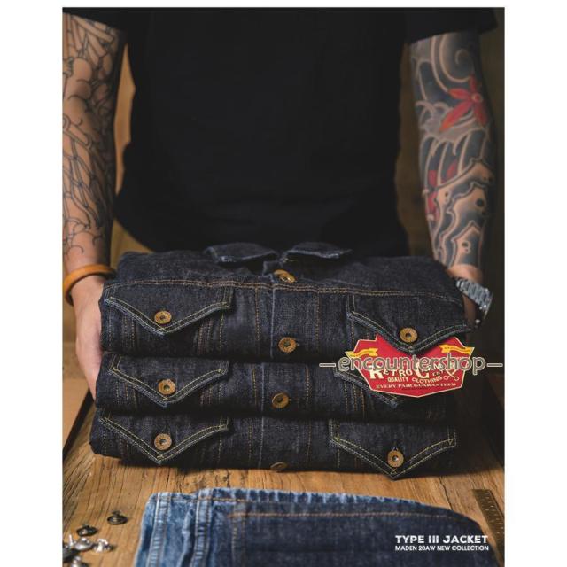 デニムジャケット メンズ Gジャン 14.8oz 100%綿 古着 ジージャン 春 秋 アウトドア キャンプ アメカジ ワーク バイク ヘビーウェイト