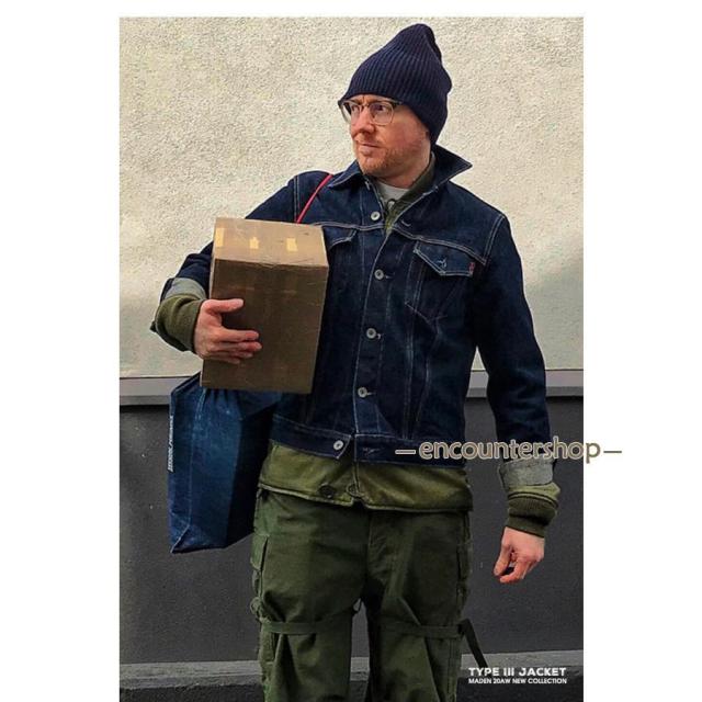 デニムジャケット メンズ Gジャン 14.8oz 100%綿 古着 ジージャン 春 秋 アウトドア キャンプ アメカジ ワーク バイク ヘビーウェイト