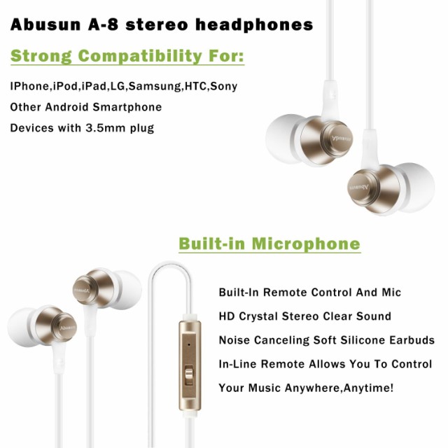 高音質イヤホン カナル型イヤホン 音量コントロール マイク付き ハンズ