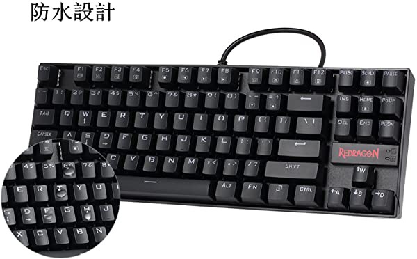 激安単価で ゲーミングキーボード メカニカル式 青軸防水機能付き Led Rgbバックライトモード Usb接続有線英語配列87キー Pcゲーム用コンパク メール便なら送料無料 Graceowennursery Co Uk