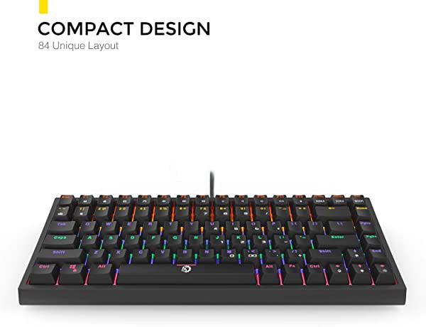 最新作安い コンパクト メカニカルキーボード USB有線 虹色バックライト キ...の通販はau PAY マーケット - nogistic|商品ロットナンバー:47610 ゲーミングキーボード 青軸 英語配列 Gramr 84キー テンキーレス 限定SALE人気SALE
