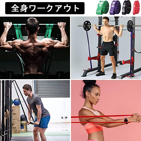 TheFitLife トレーニングチューブ 筋トレチューブ 懸垂チューブ