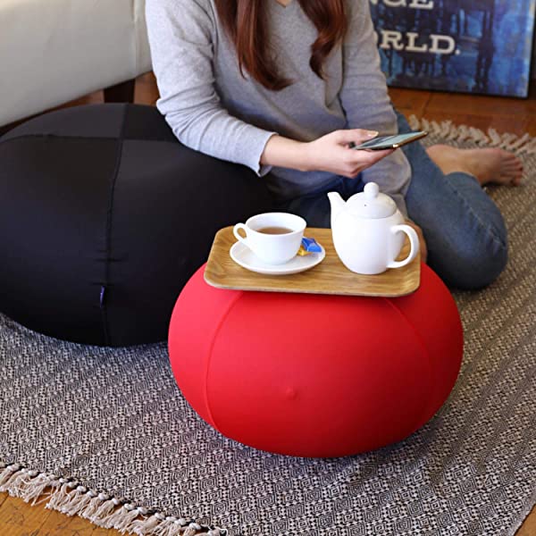 無条件 特別価格 Spice Of Life スパイス ジェリー プフ スツール レッド Sサイズ 45cm ドーナツ バランスボール アンチバースト エアポンプ Ydlz45rd クライマックスセール再値下げ Carlavista Com