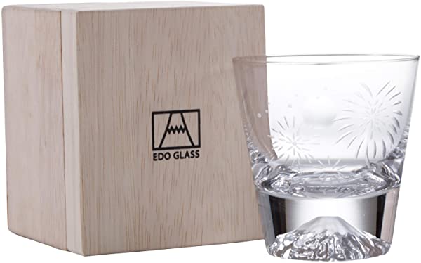 超激安定番 田島硝子 PAY マーケット - Kaga.Lab au PAY マーケット店|商品ロットナンバー:499056963 江戸硝子 富士山 ロックグラス 木箱入 (月と花火)の通販はau 人気定番