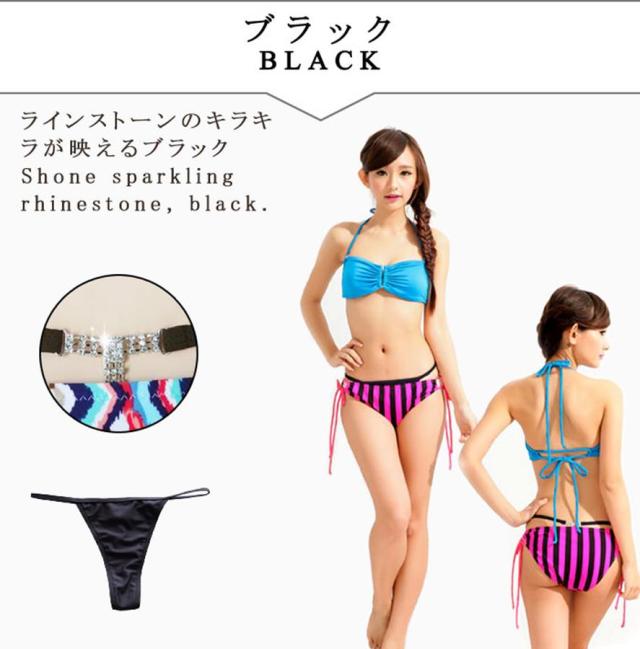 スイムショーツ レディース 水着用 Tバック 透け防止 ビキニ