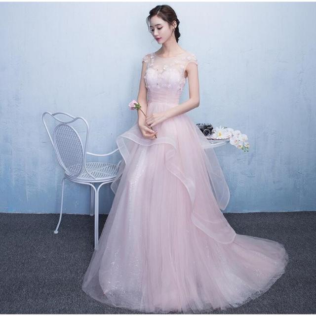 希少 大人気 ロングドレス 結婚式 演奏会 フォーマル ウェディングドレス ウエディング 花嫁 パーティードレス ピンク カラードレス 二次会 ドレス Finalsale対象商品30 Off Centrodeladultomayor Com Uy