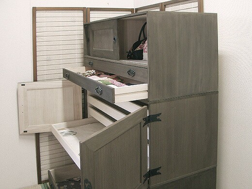 たんすにつ 桐たんす「咲」3段重ね(3段・開き戸・引き戸)とのこ仕上げ2色展開 PAY マーケット - ラベンダーハウス|商品ロットナンバー:501856431 送料無料 激安セール アウトレット価格の通販はau れをお