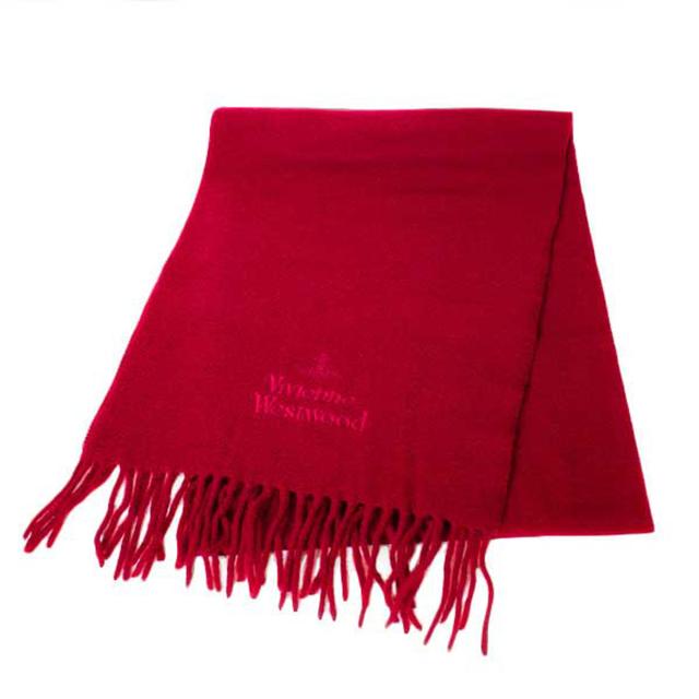 ストール Vivienne 通販 レディース Westwood ウールマフラー H401 Red レッド マフラー メンズ ヴィヴィアンウエストウッド Diamondpharmacy Co Zw