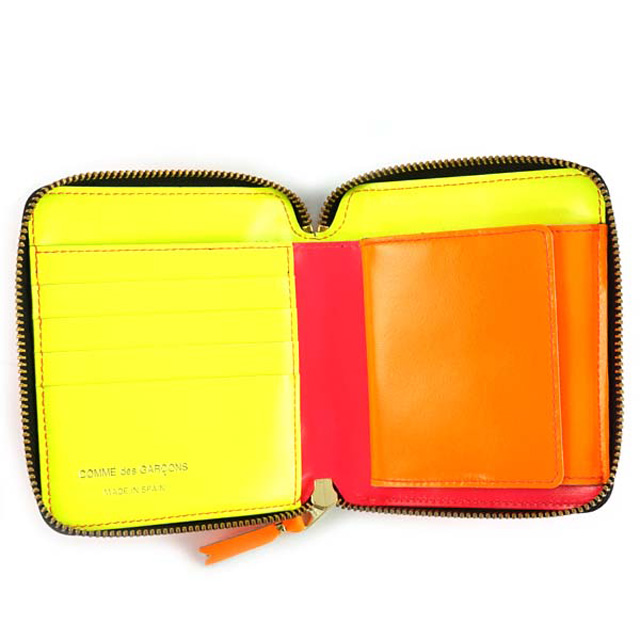 ラウンド 二つ折り財布