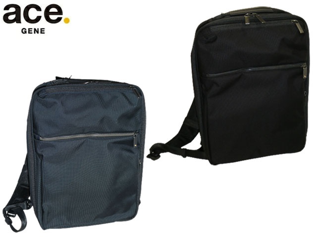 正規品 メンズ レディース  ポイント10倍  通勤 通学 記念日 冠婚葬祭 父の日 ace. GENE エース ジーン ガジェタブル CB リュック 9リットル A4ファイル 13.3インチPC対応 コーデュラバリスティックナイロン ビジネスリュック 62361 ace63