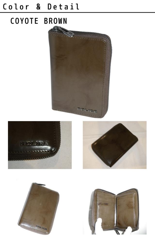 正規品 メンズ レディース  ポイント10倍  通勤 通学 記念日 冠婚葬祭 父の日 ポリス POLICE SPAZZOLA パッツォラ 70502 PA-70502 ミドルウォレット potj47