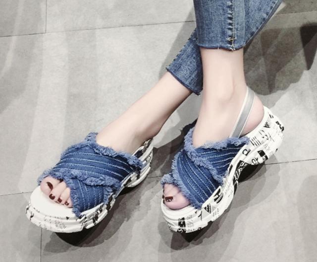 厚底 サンダル シューズ 白 レディース 22.5cm 23.0cm 23.5cm 24.0cm 24.5cm 歩きやすい ロゴ デニム 春 夏 秋 きれいめ シンプル カジュアル おしゃれ かっこいい スポーティー ボーイッシュ 合わせやすい 脚長 休日 リゾート パーティー イベント OL 学生 大学生 通勤 通学