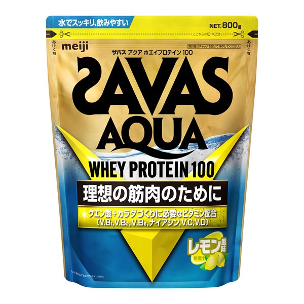 ザバス(SAVAS) アクアホエイプロテイン100 レモン風味 280g 明治