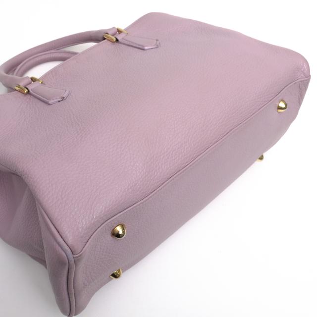 ○バーニーズニューヨーク BARNEYS NEWYORK ハンドバッグ シボ革