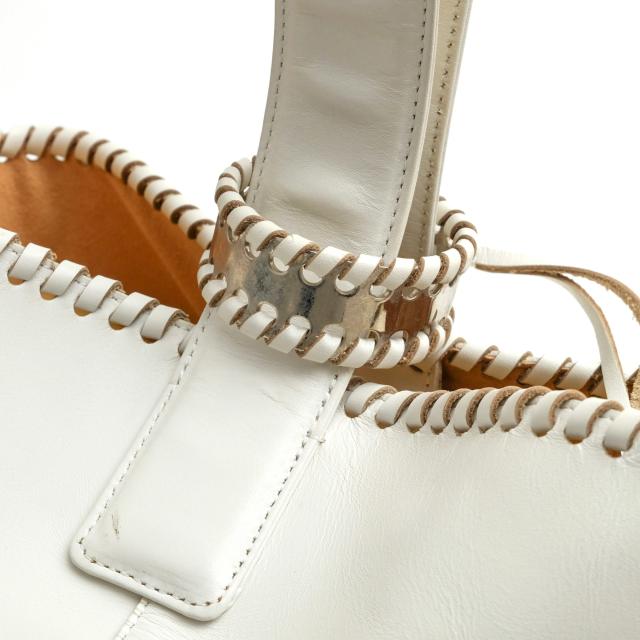 ○メアリ オル ターナ MARY AL TERNA 牛革 カーフ ハンドバッグ PEER