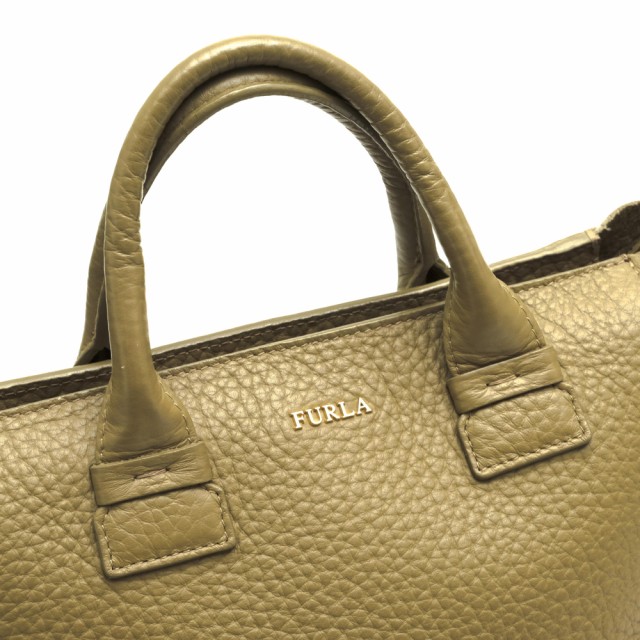 ○フルラ FURLA 牛革 ハンドバッグ BRA CAPRICCIO カプリッチョ S 2WAY ショルダーバッグ シボ革 シュリンクレザー  レディース 【 中古の通販はau PAY マーケット - ブランディング | au PAY マーケット－通販サイト