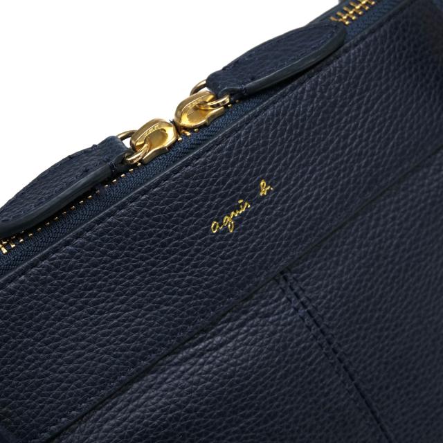 美品】アニエスベー レザー 2way ショルダーバッグ ミニボストン