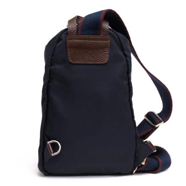 ○オロビアンコ orobianco 伊リモンタナイロン 牛革 ショルダーバッグ