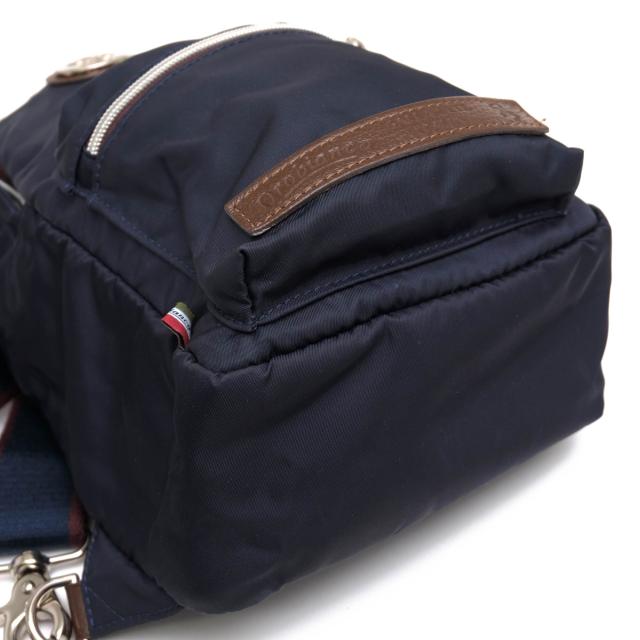 ○オロビアンコ orobianco 伊リモンタナイロン 牛革 ショルダーバッグ ZANKINO-Z8 ボディバッグ メンズ 【中古】 中古 ○オロビアンコ orobianco 伊リモンタナイロン 牛革 ショルダーバッグ