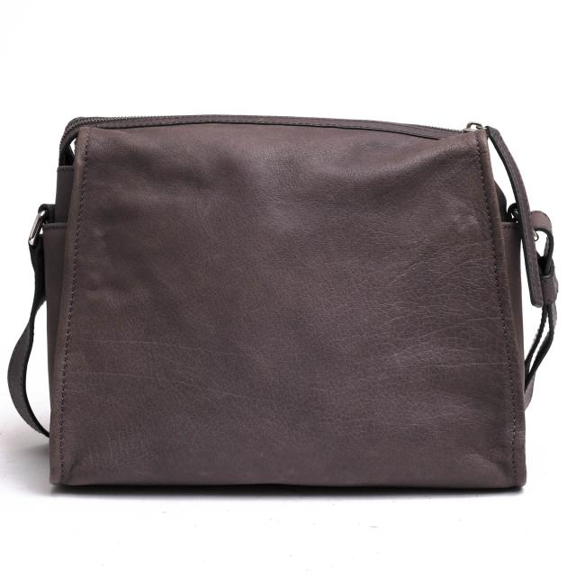 ○ヒロフ HIROFU 牛革 カーフ ショルダーバッグ シボ革 シュリンクレザー メンズ 【中古】 中古 ○ヒロフ HIROFU 牛革 カーフ ショルダーバッグ シボ革 シュリンク