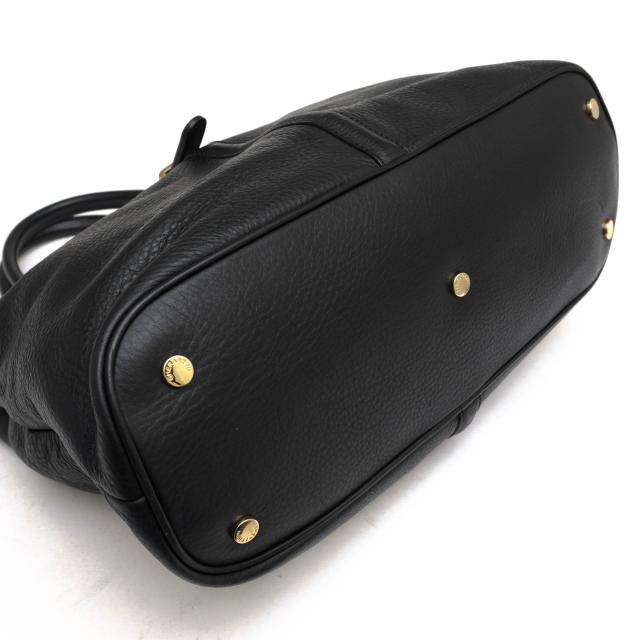 ○ゲラルディーニ GHERARDINI 牛革 ハンドバッグ 内側モノグラム柄