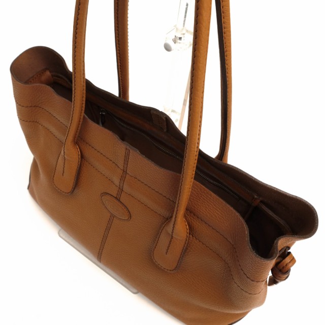 ○トッズ TOD'S カーフ 牛革 トートバッグ Restyled D-Bag D