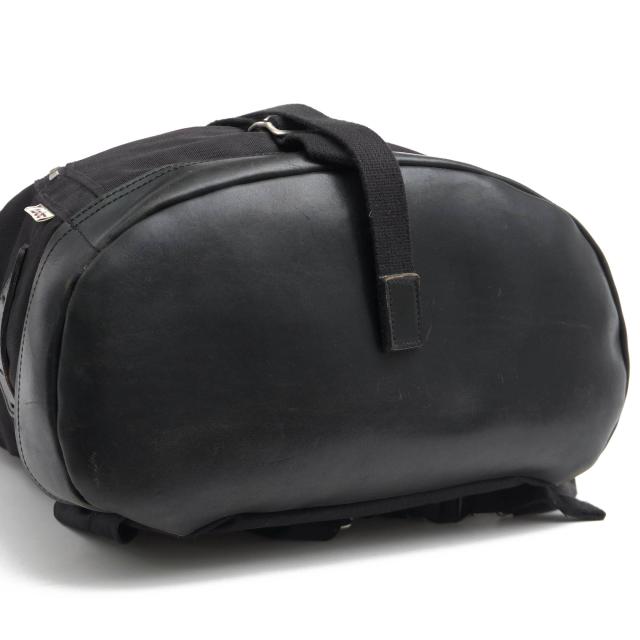 ○ホーボー hobo 東レセルスパン 牛革 リュック 登山用バックパック デイパック メンズ 【中古】 中古 ○ホーボー hobo 東レセルスパン 牛革 リュック 登山用バックパック