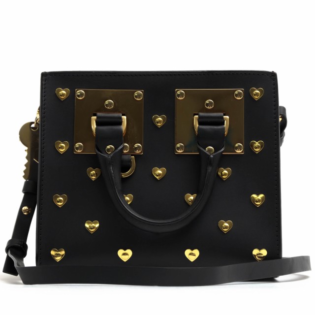 ○ソフィーヒュルム Sophie Hulme 牛革 Hearts ハンドバッグ Albion