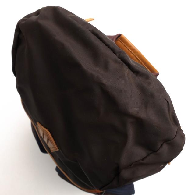 ○マスターピース master-piece 高密度ナイロンツイル エコヌメカウレザー 牛革 リュック No.02700 CUBE キューブ ノートPC収納可  中古 ○マスターピース master-piece 高密度ナイロンツイル エコヌメ