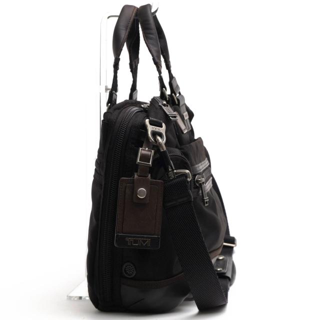 ○トゥミ TUMI ヒッコリー バリスティックナイロン ナパレザー 牛革