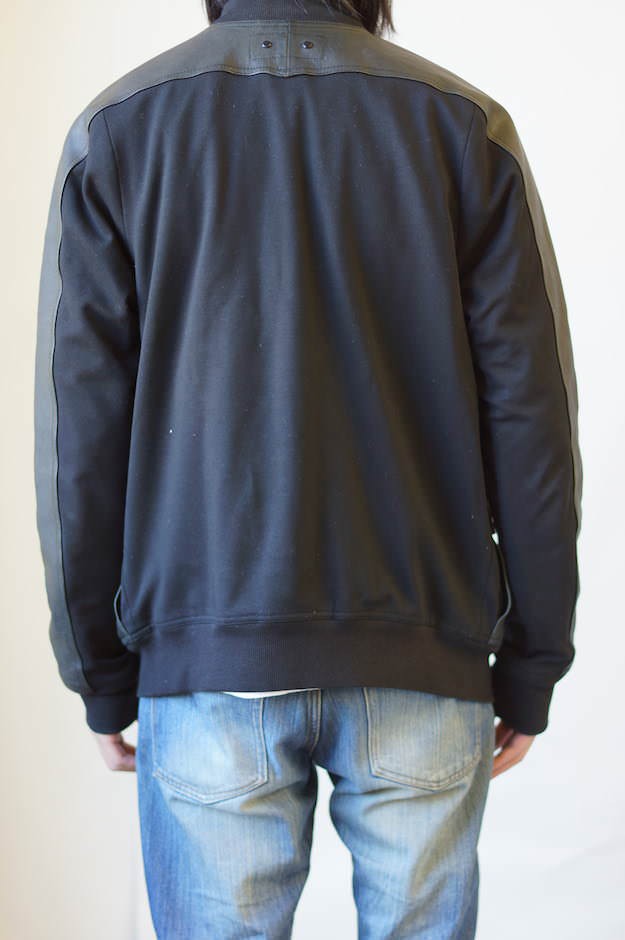 ○アレキサンダーワン ALEXANDER WANG T by Leather Combo Ponte Bomber Jacket レザー使用  ジャケット メンズ 中古｜au PAY マーケット