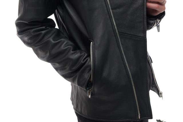 ○ザラ ZARA 羊革 ラムスキン ダブルライダース メンズ 【中古