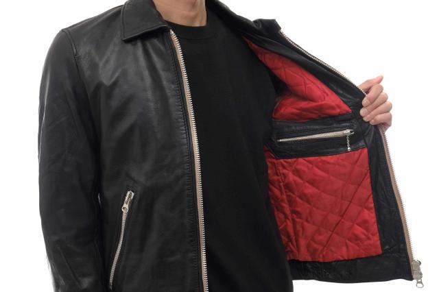 ナノユニバース ライダースジャケット レザージャケット