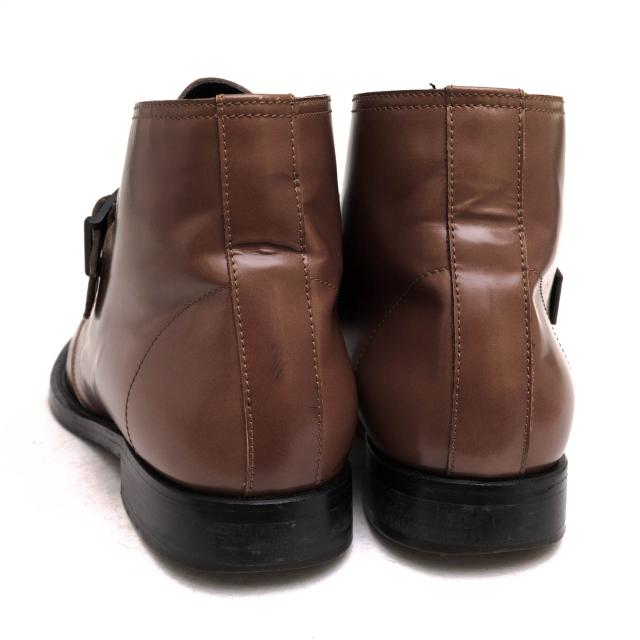 ○マルニ MARNI 牛革 チャッカブーツ モンクストラップ プレーントゥ メンズ 【中古】 中古 ○マルニ MARNI 牛革 チャッカブーツ モンクストラップ プレーントゥ