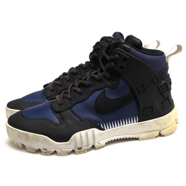 NIKE undercover Mサイズ ブラック/ブルー ○ナイキ NIKE UNDERCOVER アンダーカバー別注 ハイカット