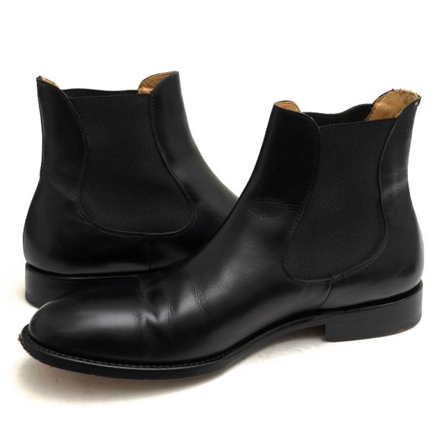 ○コードウェイナー Cordwainer ボックスカーフ 牛革 サイドゴアブーツ CW17051 グッドイヤーウェルト製法 レザーソール メンズ 【 中古 t3313_3.jpg