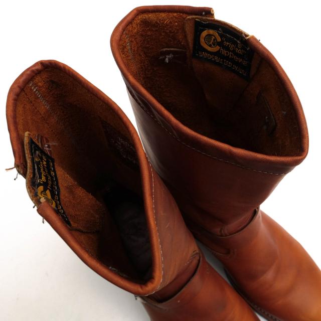 ○チペワ CHIPPEWA フルグレインオイルドレザー 牛革 エンジニア