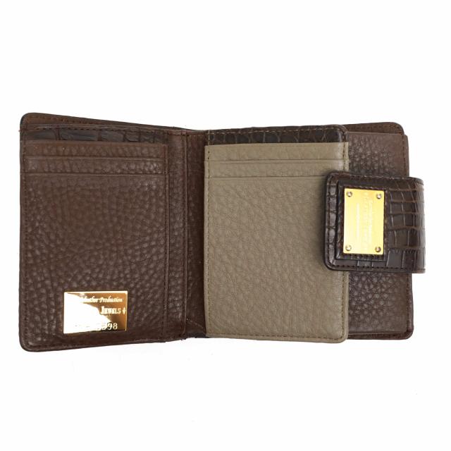○レザージュエルズ LEATHER JEWELS ナイルクロコダイル 財布