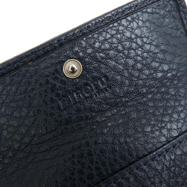 ○ヒロフ HIROFU 牛革 財布 Hロゴ 小銭入れあり 三つ折り ユニセックス 男女兼用 レディース 【中古】 中古 ○ヒロフ HIROFU 牛革 財布 Hロゴ 小銭入れあり 三つ折り ユニセックス