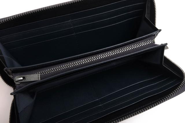 ○ポーター 吉田カバン PORTER コンビネーション鞣し 牛革 キップ 長財布 179-03867 PLUME WALLET 小銭入れあり ラウンドジップ ラ 中古 ○ポーター 吉田カバン PORTER コンビネーション鞣し 牛革 キップ 長