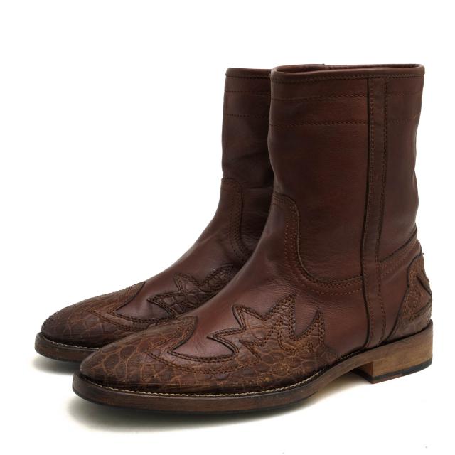 【超美品】DOLCE&GABBANA D&Gドルチェガッバーナブーツ 41 ファッション D&G ドルチェ&ガッバーナ ブーツ