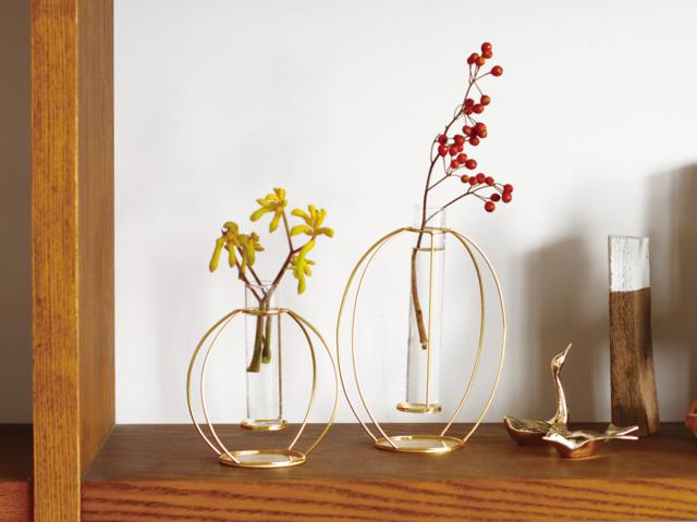 0xKenページです。花瓶フラワースタンド　ブロンズゴールド　クリスタル 0xKenページです。花瓶フラワースタンド ブロンズゴールド