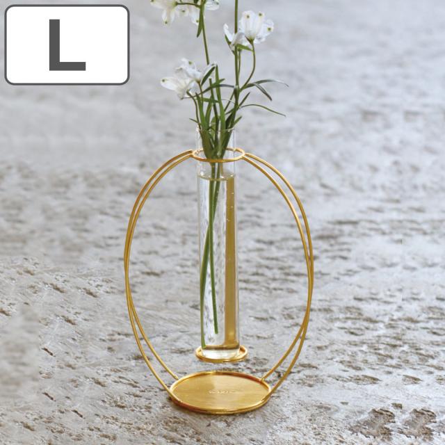 花瓶 フラワーベース L ラウンド （ 花びん 花器 アイアン