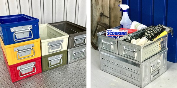 DULTON ダルトン 収納 D.M.S GARAGE 6ℓ 16ℓ シルバー D.M.S ガレージ 6L (収納ボックス スタッキング インテリア