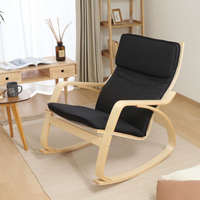 ロッキングチェア 座面高48cm リラックス チェア 椅子 木製 ロッキングチェア 座面高48cm リラックス チェア 椅子 木製